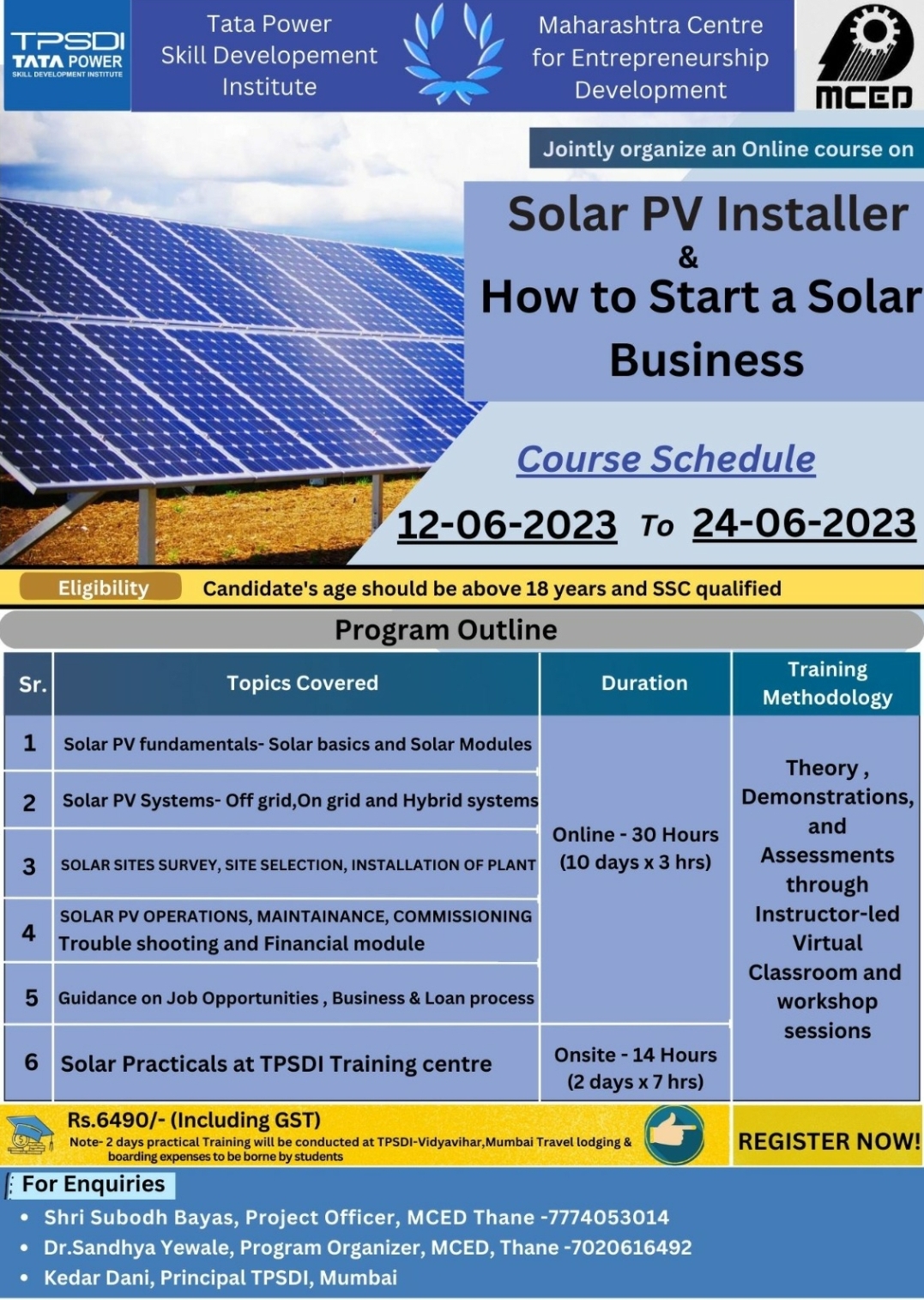 SOLAR PV INSTALLER & HOW TO START 
A SOLAR BUSINESS