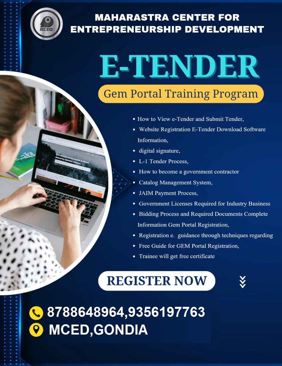 E-Tendering & GeM Portal Training Programme
