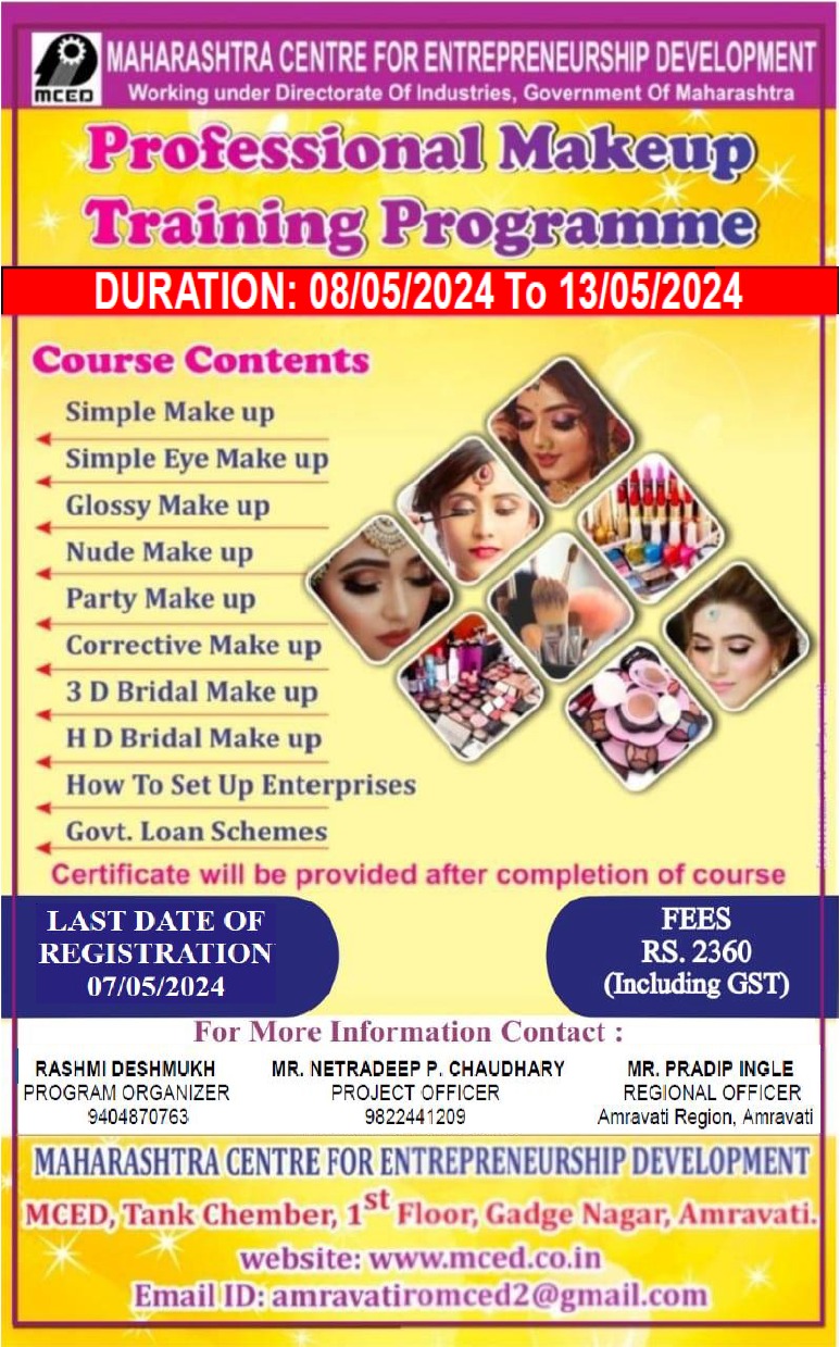 Professional Makeup Training Programme