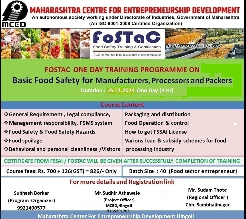 Food Safety Training & Certification