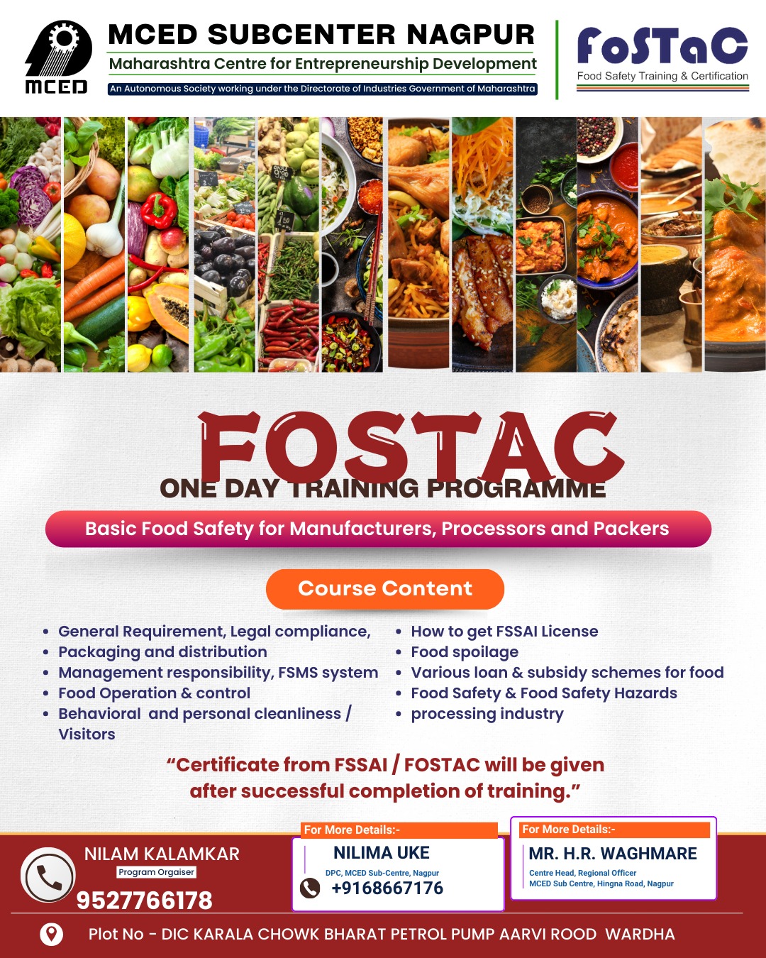 FOSTAC ONE DAY TRAINING PROGRAMME