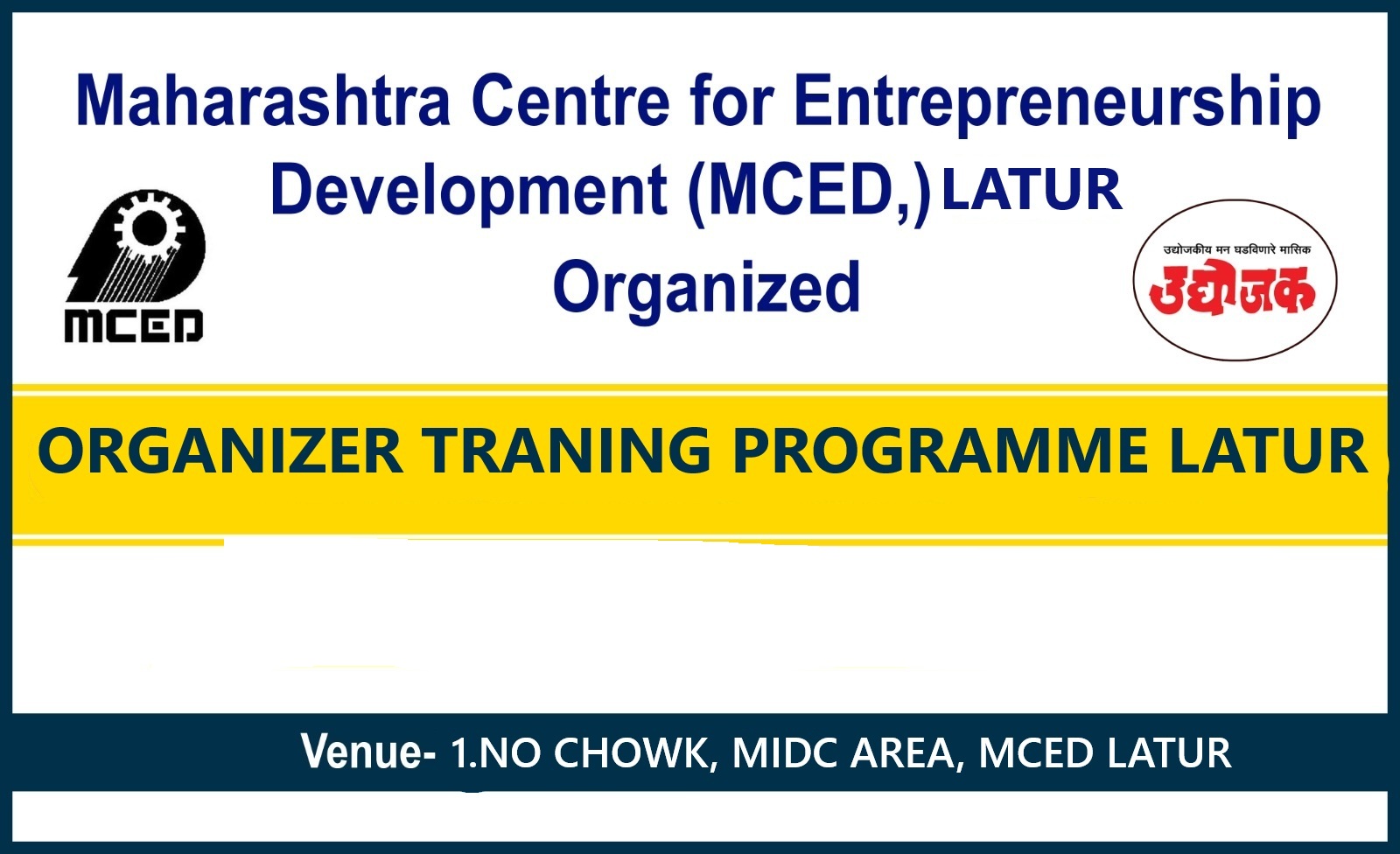 Organizer Training Programme