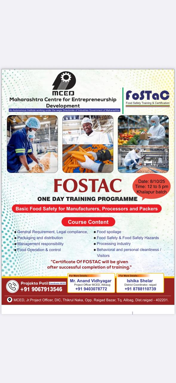 FoSTaC One Day Training on Basic Food Safety