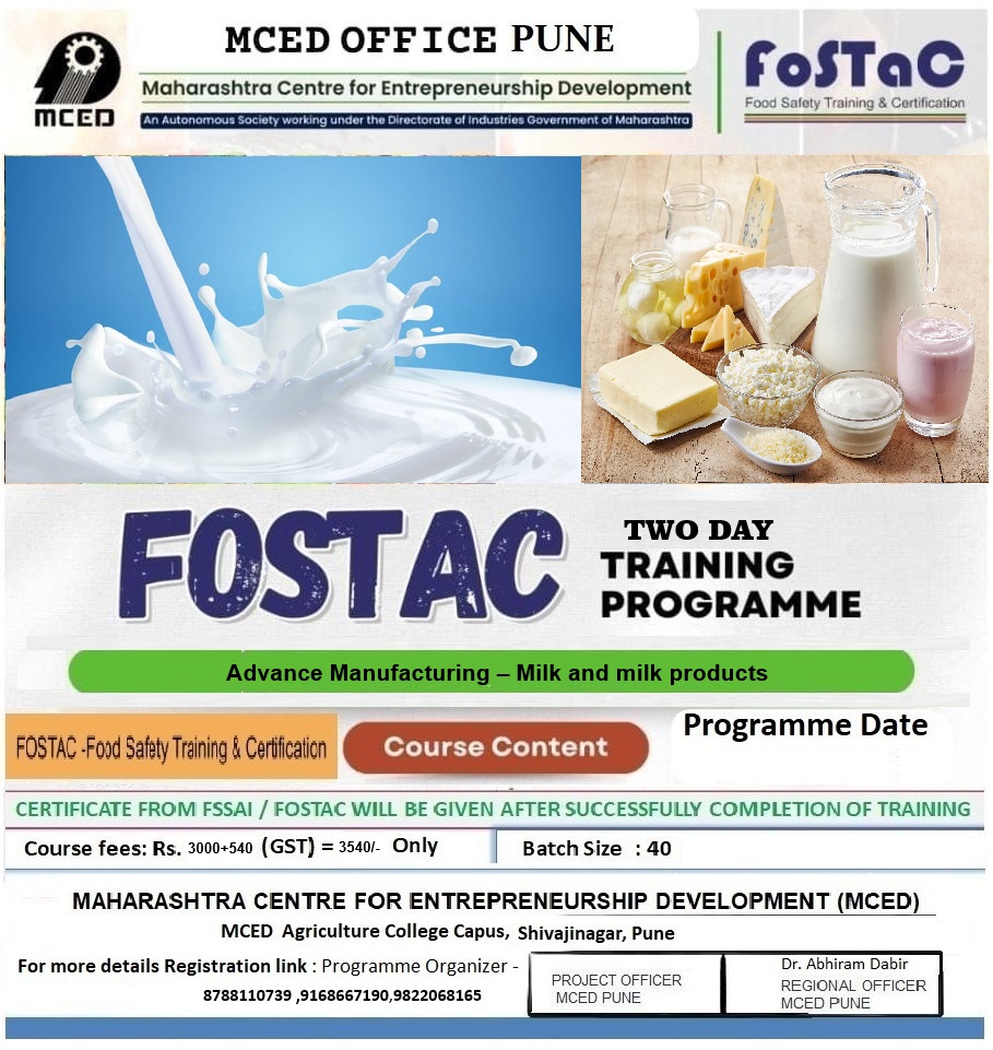 Advance Manufacturing â€“ Milk and milk products