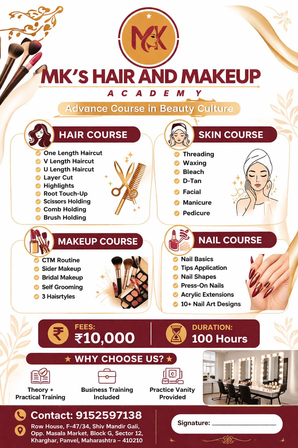 Advance Course in Beauty Culture
