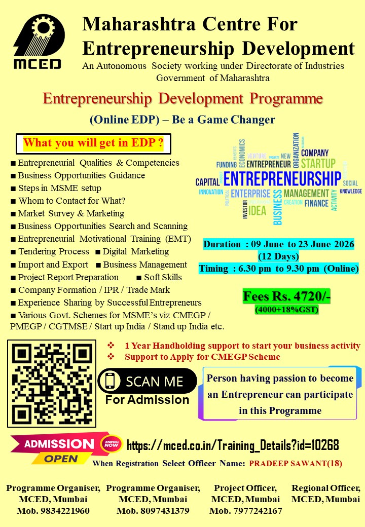 Entrepreneurship Development Programme (EDP)