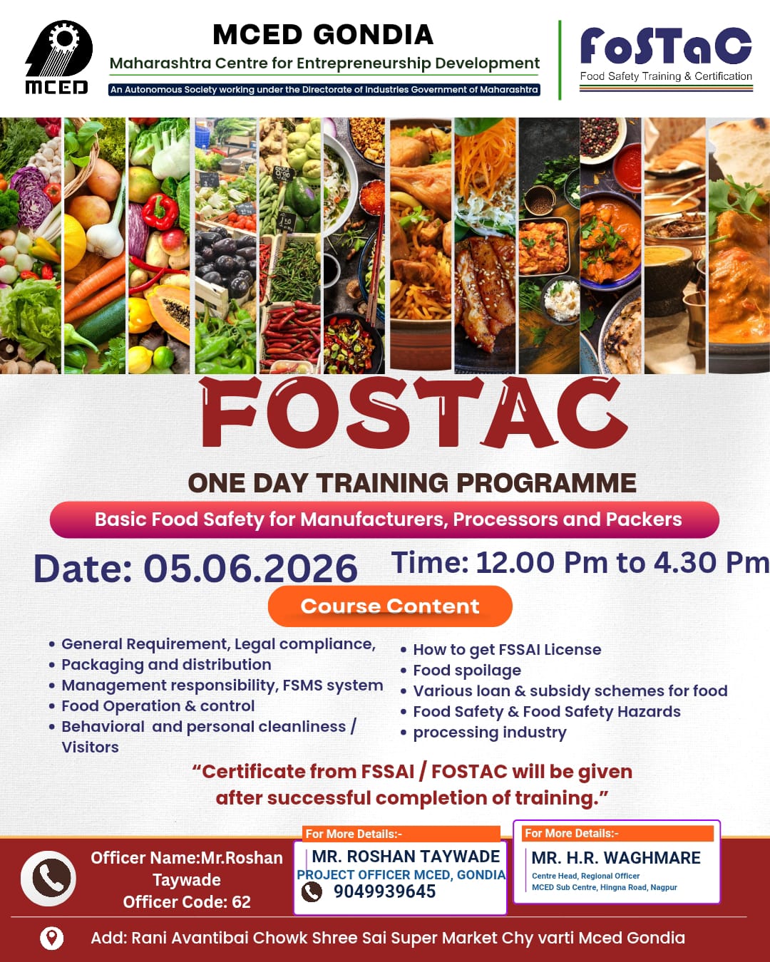 FASTAC TRAINING PROGRAMME
