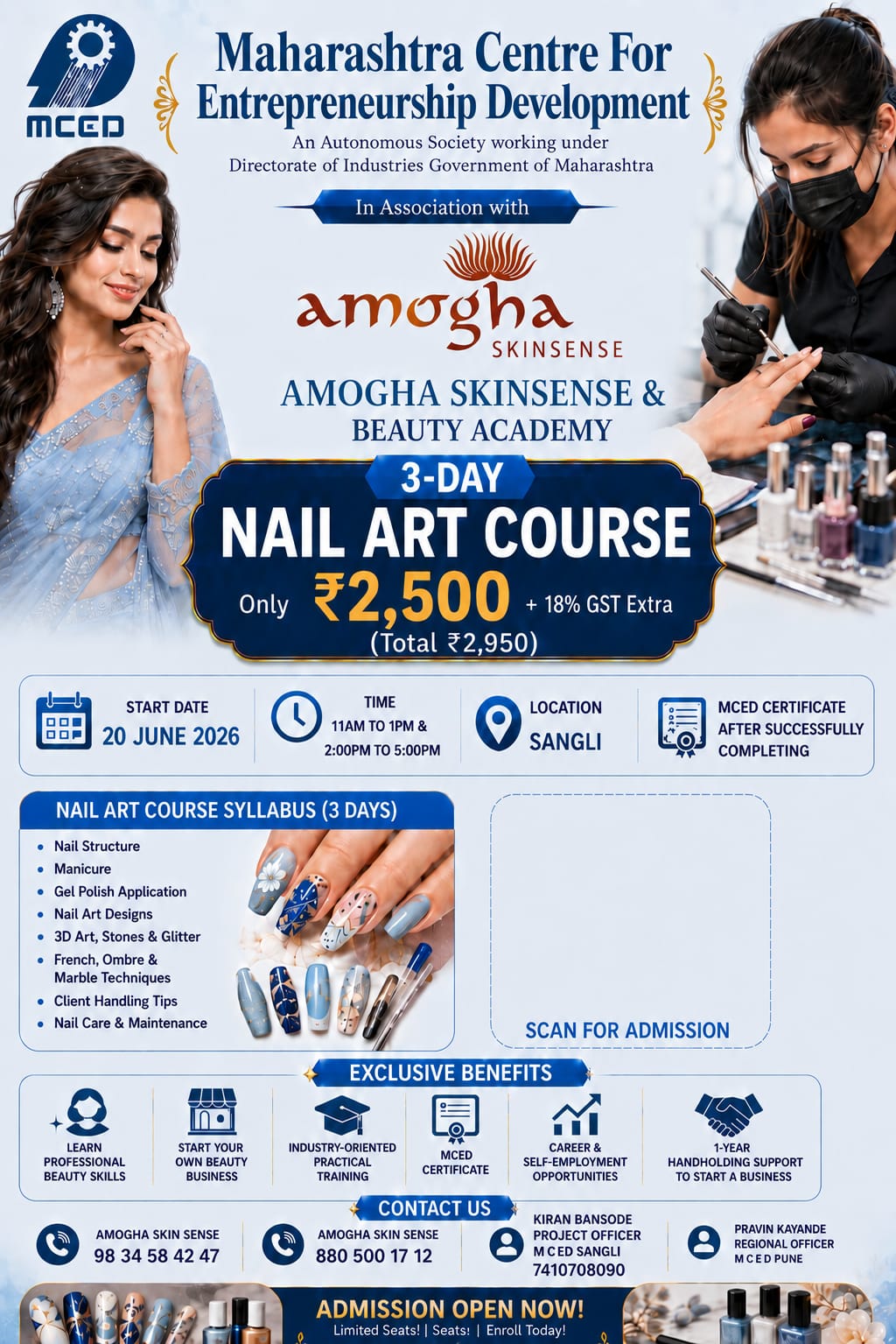 NAIL ART  BEAUTY TRAINING PROGRAMME SANGLI