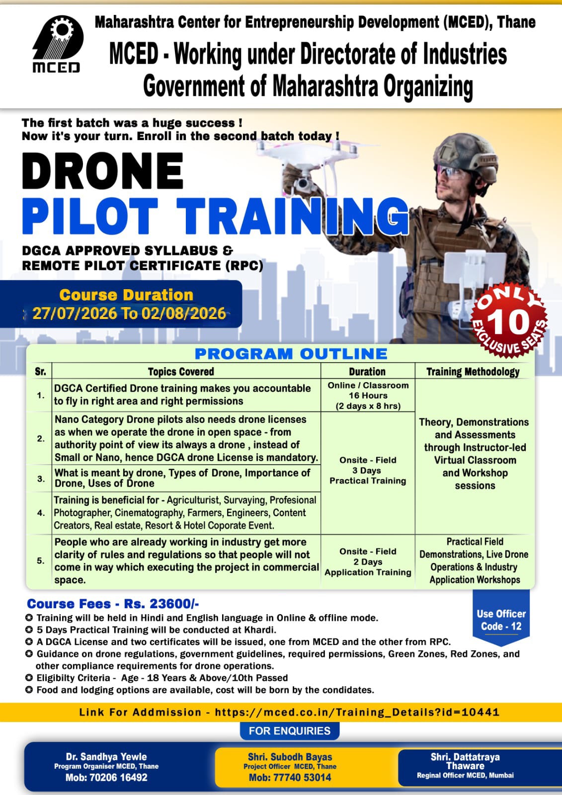DRONE PILOTE TRAINING