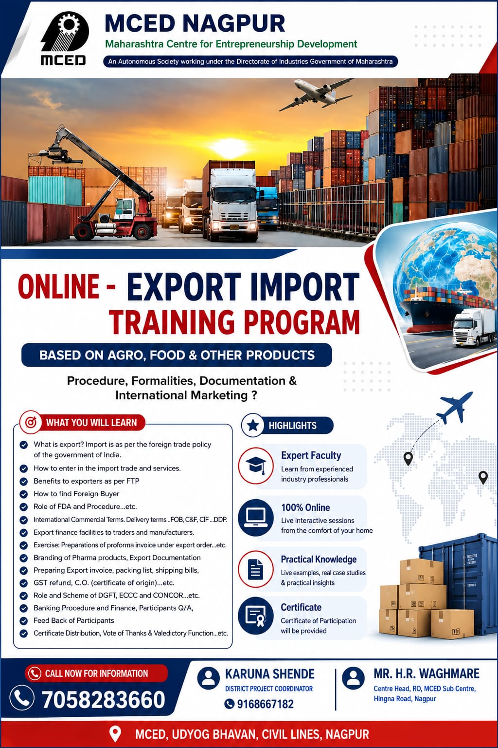 ONLINE EXPORT TRAINING PROGRAM