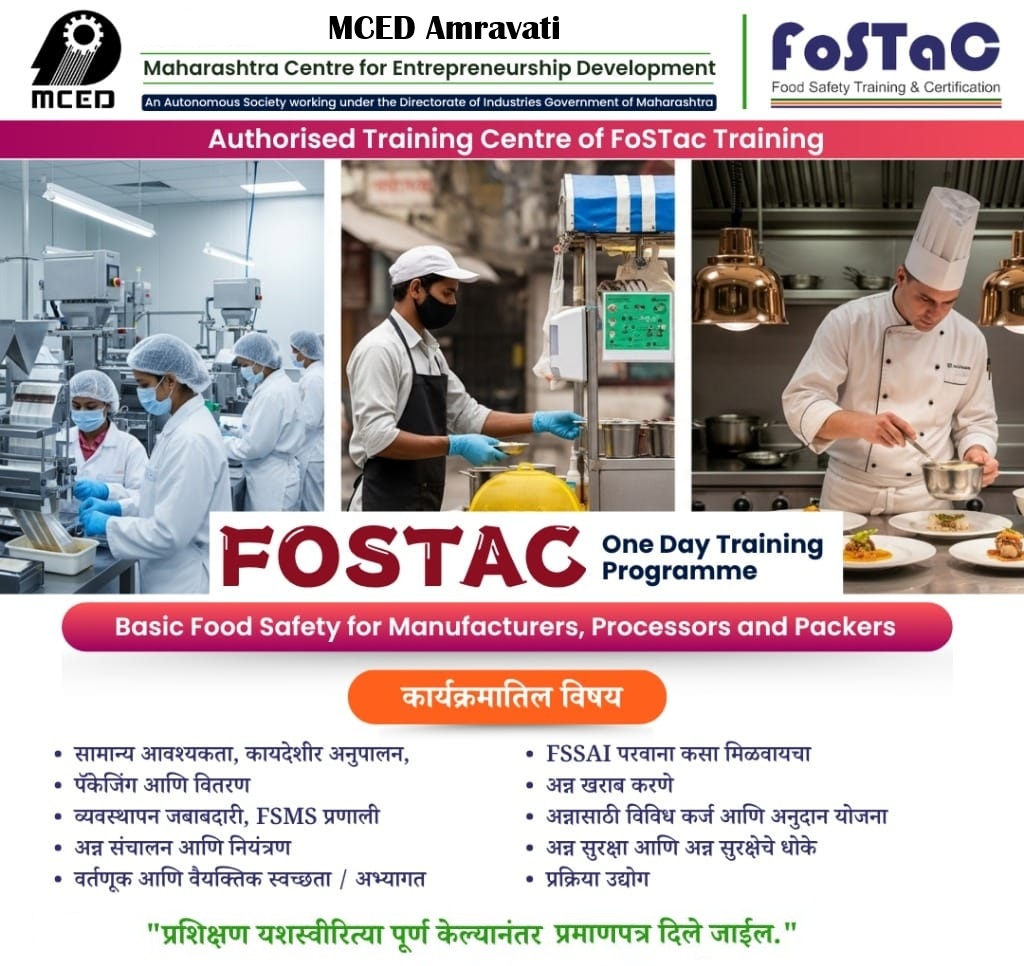FOSTAC One Day Training Programme On Basic Food Safety Warud.