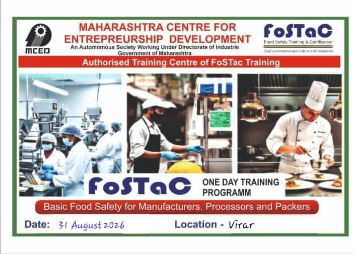 FoSTaC Baisc One Day Food Safety Training Program