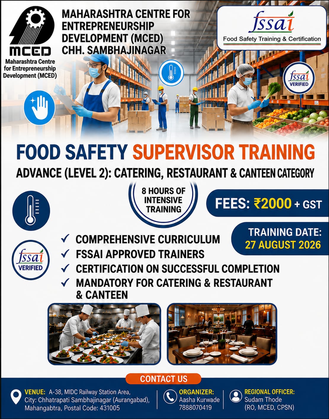 Food Safety Supervisor Training