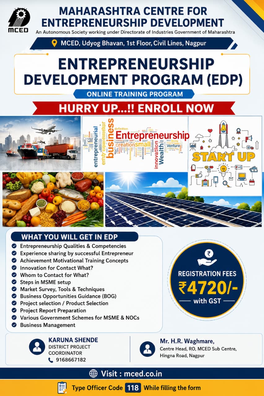 ONLINE ENTRERPENEURSHIP DEVELOPMENT PROGRAMME