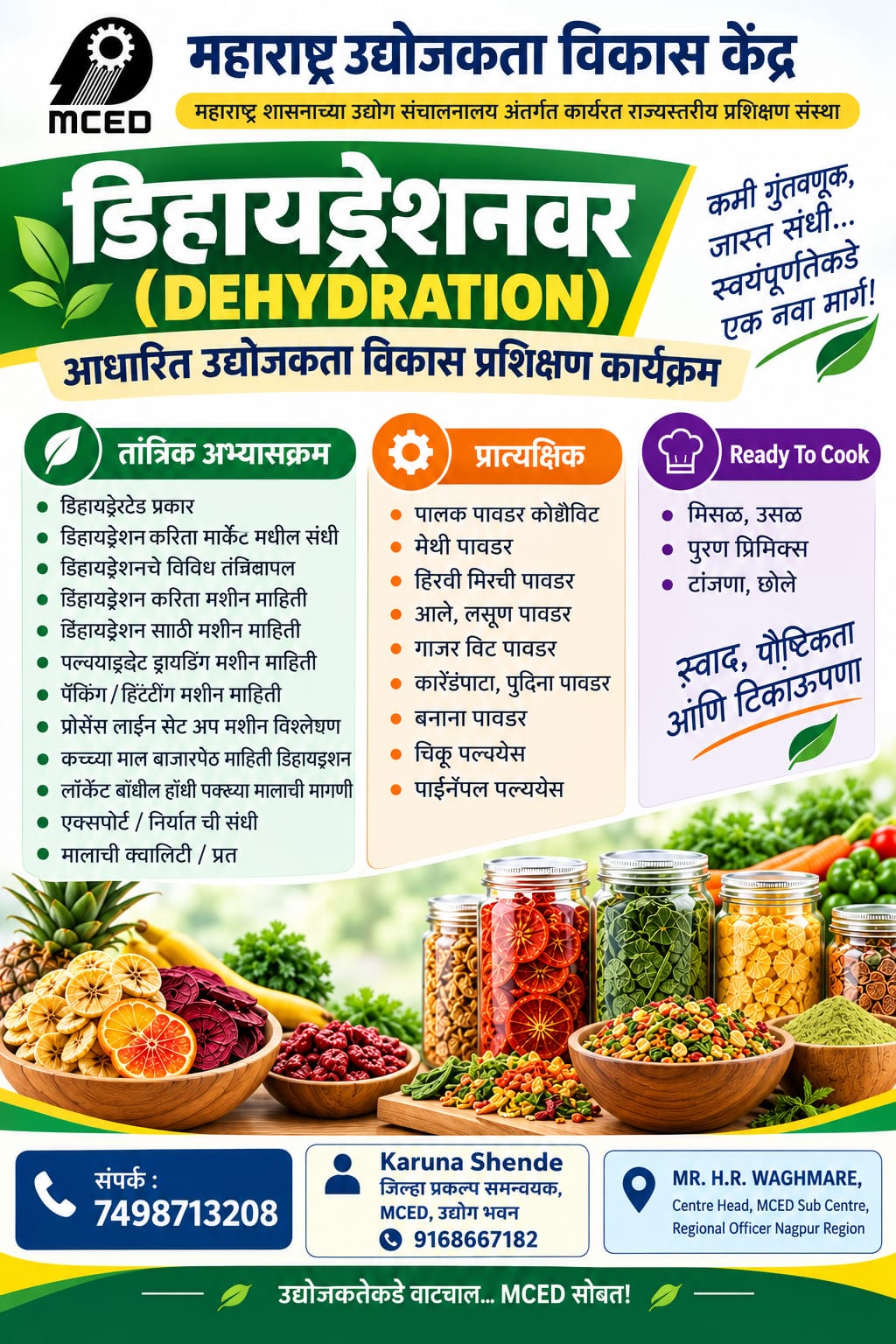 FRUITS AND VEGETABLE DEHYDRATION